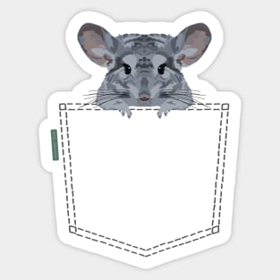 Pocket Chinchilla Sticker